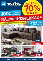 Kabs Prospekt für Telgte mit 2 Seiten Kabs Prospekt für Telgte: "Räumungsverkauf", 2 Seiten, 01.07.2020 - 14.07.2020