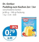 Pudding zum Kochen 2er / 3er von Dr. Oetker im aktuellen V-Markt Prospekt für 0,79 €