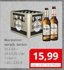Aktuelle Warsteiner Angebote bei Getränkefachmarkt Rausch in Wetzlar Aktuelles Warsteiner Angebot bei Getränkefachmarkt Rausch in Wetzlar ab 15,99 €