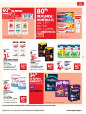 Promos Couches dans le catalogue "LES HALLES d'automne" de Auchan Supermarché Couches en promo dans le catalogue Auchan Supermarché à la page 33
