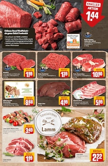 Rindfleisch im REWE Prospekt "Dein Markt" mit 30 Seiten (Mönchengladbach)