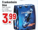 blue von Frankenheim für 3,99 € bei Trinkgut im Angebot blue von Frankenheim im aktuellen Trinkgut Prospekt