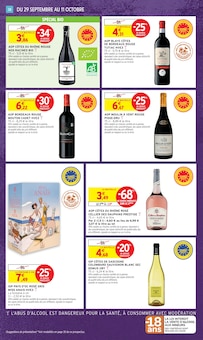 Promotion Vin Bordeaux dans le prospectus Intermarché Super, valable du 29/09/2026 au 11/10/2026 Promo Vin Bordeaux dans le catalogue Intermarché Super du moment à la page 38