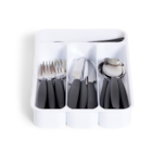 Ménagère 24 pièces + range couverts en promo chez Gifi Ménagère 24 pièces + range couverts dans le catalogue Gifi