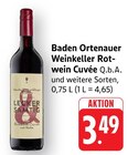 Rotwein Cuvée Q.b.A. im Angebot bei E center in Ulm Rotwein Cuvée Q.b.A. Angebote von Baden Ortenauer Weinkeller bei E center Ulm für 3,49 €