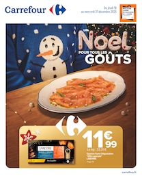 Catalogue Supermarchés de Carrefour à Vitry-sur-Seine Prospectus Carrefour à Vitry-sur-Seine, "UN Noël POUR TOUS LES GOÛTS", 72 pages, 18/12/2025 - 31/12/2025