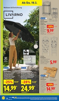 Sonnenschirm im aktuellen Lidl Prospekt (Duisburg) Sonnenschirm im Lidl Prospekt "LIDL LOHNT SICH" mit 68 Seiten (Duisburg)