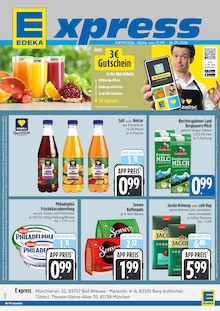 EDEKA Prospekt Wir lieben Lebensmittel. mit 4 Seiten