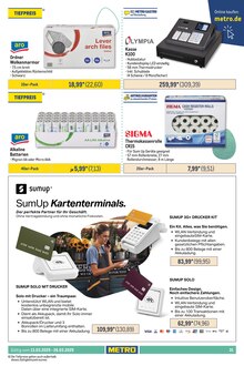 Batterie im Metro Prospekt "Gastro Journal" mit 33 Seiten (München)