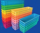LOT DE 4 PETITS PANIERS DE RANGEMENT EN PLASTIQUE - Compactor à 3,90 € dans le catalogue Intermarché Hyper