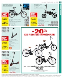 Offre Trottinette Électrique dans le catalogue Carrefour du moment à la page 77