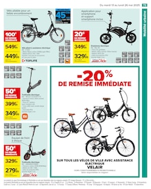 Promo Vélo Électrique dans le catalogue Carrefour du moment à la page 77