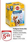 Denta Stix im Angebot bei GLOBUS in Castrop-Rauxel Denta Stix Angebote von Pedigree bei GLOBUS Castrop-Rauxel für 5,49 €
