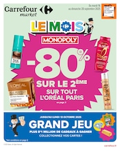 Catalogue Supermarchés Carrefour Market en cours à Creissan et alentours, "LE MOIS MONOPOLY", 70 pages, 16/09/2025 - 28/09/2025