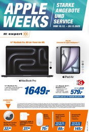 expert Prospekt: "APPLE WEEKS", 3 Seiten, 10.12.2025 - 20.12.2025