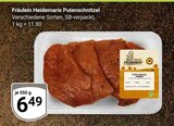 Aktuelles Fräulein Heidemarie Putenschnitzel Angebot bei GLOBUS in Erfurt ab 6,49 €