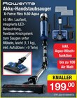 Akku-Handstaubsauger X-Force Flex 9.60 Aqua im Angebot bei Zimmermann in Lehrte Akku-Handstaubsauger X-Force Flex 9.60 Aqua Angebote von Rowenta bei Zimmermann Lehrte für 199,00 €