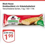 Knoblauchbrot Angebote von Block House bei GLOBUS Gera für 1,99 €