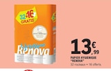 Papier hygiénique - RENOVA en promo chez E.Leclerc Bordeaux à 13,99 €