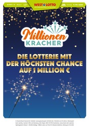 Westlotto Prospekt für Wuppertal der aktuellen Woche, gültig von 23.11.2022 bis 03.12.2022 Aktueller Westlotto Wuppertal Prospekt "Millionen KRACHER" mit 3 Seiten