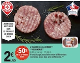 2 Hachés à la Dinde - VOLANDIRIE en promo à 2,65 € chez E.Leclerc 2 Hachés à la Dinde - VOLANDIRIE dans le catalogue E.Leclerc