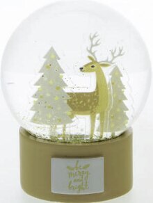 Boule à neige Faon en verre - Géant Casino à Mérignac Boule à neige Faon en verre en promo chez Géant Casino Mérignac à 6,50 €
