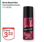 Deo im Angebot bei GLOBUS in Völklingen Deo Angebote von Bruno Banani bei GLOBUS Völklingen für 3,33 €