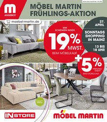 Sitzmöbel im Möbel Martin Prospekt "MÖBEL MARTIN FRÜHJAHRS-AKTION" mit 24 Seiten (Saarbrücken)