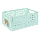 Promo Caisse pliable vert pastel 9,1L- 33x23xH14cm à 2,18 € dans le catalogue Gifi à Saint-Junien