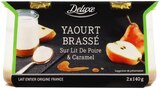 Yaourt brassé sur lit de poire & caramel - DELUXE en promo chez Lidl Carcassonne à 1,99 €