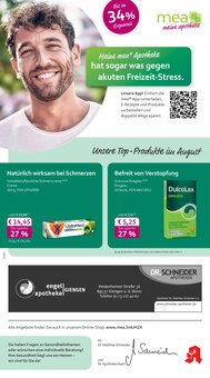 Aktueller mea - meine apotheke Prospekt (Giengen (Brenz), 4 Seiten zum blättern mea - meine apotheke Prospekt Unsere August-Angebote mit 4 Seiten