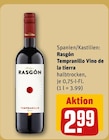 Tempranillo Vino de la tierra im Angebot bei REWE in Norderstedt Tempranillo Vino de la tierra Angebote von Rasgón bei REWE Norderstedt für 2,99 €