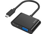 USB-C-Stecker auf VGA und HDMI™-Buchse Video Adapter, Schwarz im MediaMarkt Saturn Prospekt USB-C-Stecker auf VGA und HDMI™-Buchse Video Adapter, Schwarz von HAMA im aktuellen MediaMarkt Saturn Prospekt für 29,99 €
