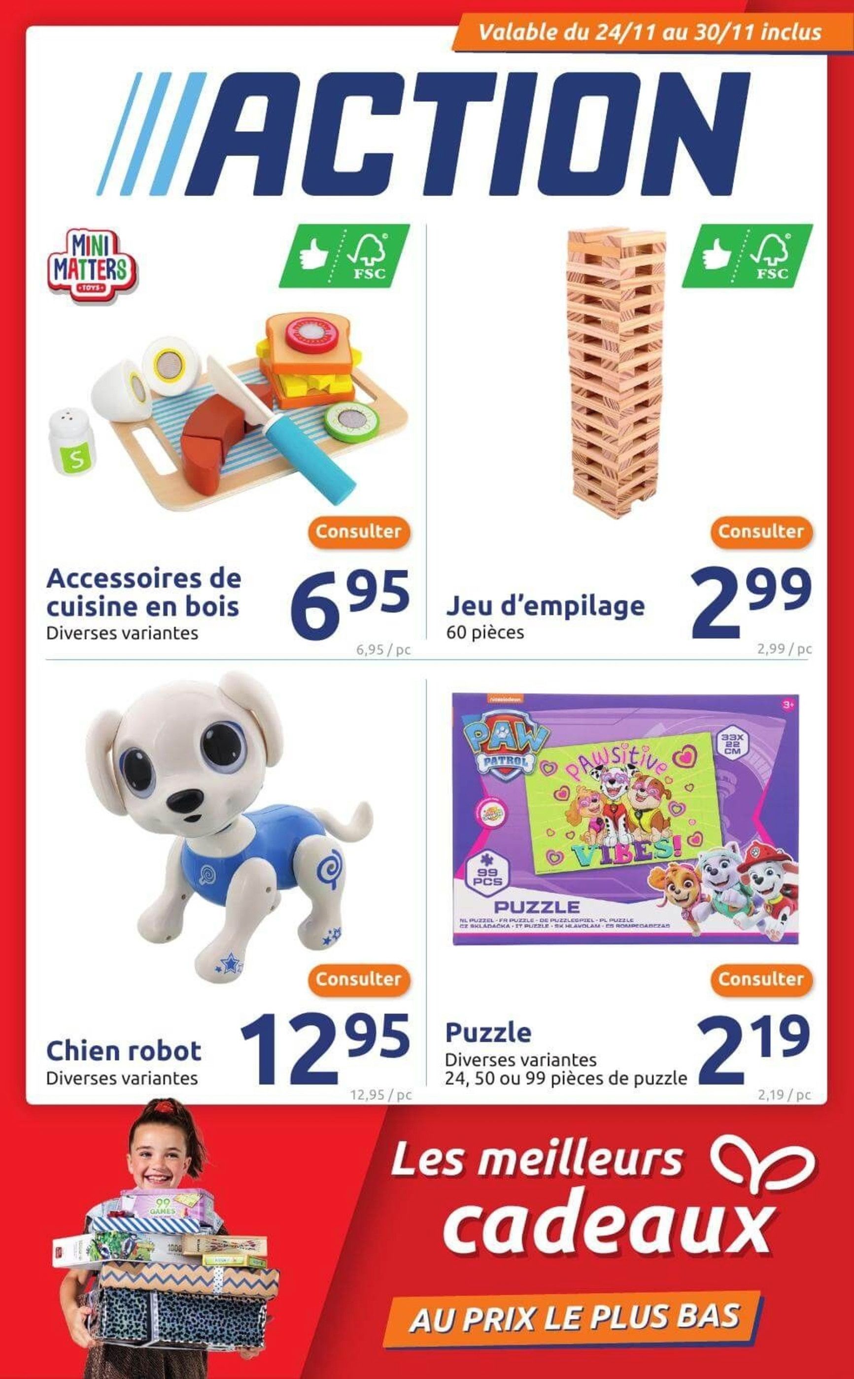 Catalogue Action à Saint-Jean-de-Védas, avec 64 pages Prospectus Action à Saint-Jean-de-Védas, "Les meilleurs cadeaux, au prix les plus bas", 64 pages, 24/11/2021 - 30/11/2021