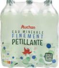 EAU MINÉRALE FINEMENT PÉTILLANTE AUCHAN - AUCHAN à 4,68 € dans le catalogue Auchan Hypermarché