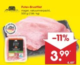 Puten-Brustfilet Angebote von GUT PONHOLZ bei Netto Marken-Discount Eberswalde für 3,99 €