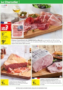 Promo Jambon serrano dans le catalogue Carrefour du moment à la page 28