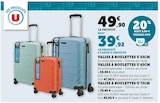 Valise à roulettes 53cm - U - Hyper U à Le Havre Valise à roulettes 53cm - U en promo chez Hyper U Le Havre à 39,92 €