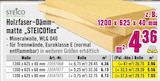 Dämmplatten im Hornbach Prospekt Holzfaser-Dämmmatte STEICOflex von STEICO im aktuellen Hornbach Prospekt für 4,36 €