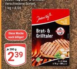 Aktuelle Braten Angebote bei GLOBUS in Erfurt Aktuelles Brat- & Grilltaler Angebot bei GLOBUS in Erfurt ab 2,39 €
