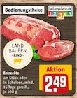 Entrecôte im Angebot bei REWE in Albstadt Entrecôte Angebote von Land Bauern Rind bei REWE Albstadt für 2,49 €