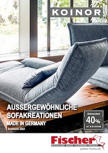Polstermöbel Fischer Fellbach Prospekt "KOINOR" mit 30 Seiten