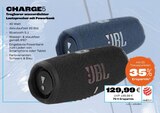 CHARGE5 Tragbarer wasserdichter Lautsprecher mit Powerbank im Angebot bei Marktkauf in Heilbronn CHARGE5 Tragbarer wasserdichter Lautsprecher mit Powerbank Angebote von JBL bei Marktkauf Heilbronn für 129,99 €