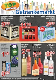 TOP Getränke Prospekt: "Aktuelle Angebote", 4 Seiten, 22.09.2025 - 27.09.2025