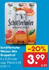 Weizen-Mix Grapefruit im Angebot bei Netto Marken-Discount in Flensburg Weizen-Mix Grapefruit Angebote von Schöfferhofer bei Netto Marken-Discount Flensburg für 3,99 €