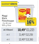 Klare Fleischsuppe Angebote von Maggi bei Metro Plauen für 13,36 €