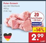 Puten-Gulasch Angebote bei Netto Marken-Discount Hanau für 2,99 €