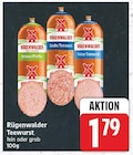 Teewurst Grüne Pfeffer von Rügenwalder für 1,79 € bei E center im Angebot Teewurst Grüne Pfeffer von Rügenwalder im aktuellen E center Prospekt