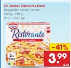 Ristorante Pizza im Angebot bei Netto Marken-Discount in Pulheim Ristorante Pizza Angebote von Dr. Oetker bei Netto Marken-Discount Pulheim für 3,99 €