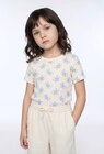 T-shirt en pointelle à imprimé fleuri en promo chez Monoprix Polygone Montpellier à 5,99 €